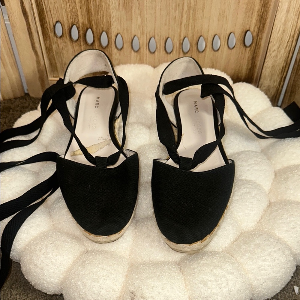 Marc Jacob's Classic Black Espadrille Flats